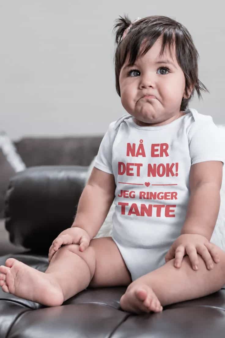 Baby-body Nå er det nok med ønsket navn