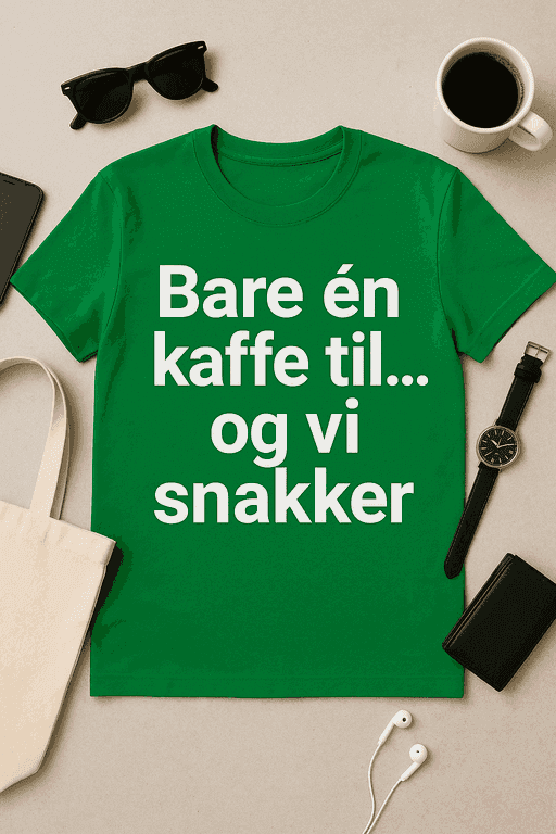 Bare én kaffe til... T-skjorte