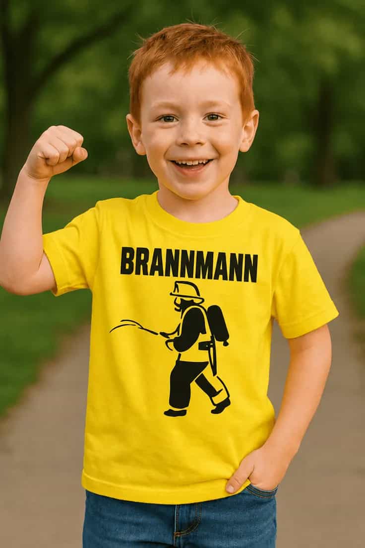 Barne t-skjorte Brannmann – BRANNMANN