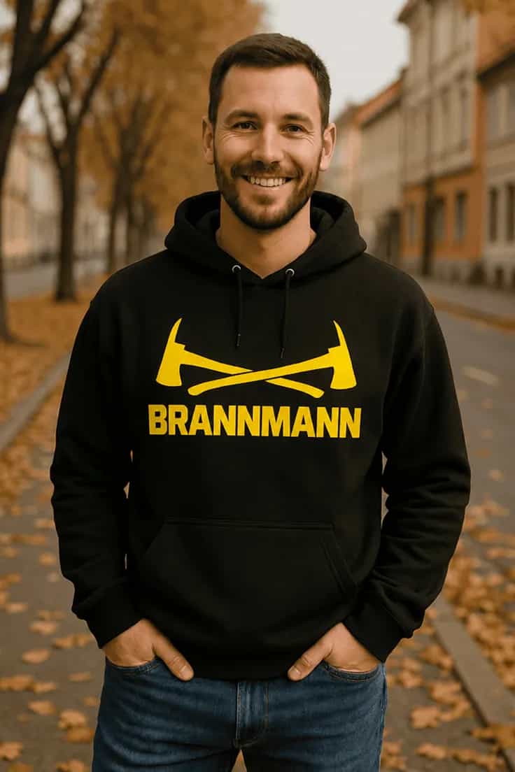 Genser Brannmann med økser – BRANNMANN