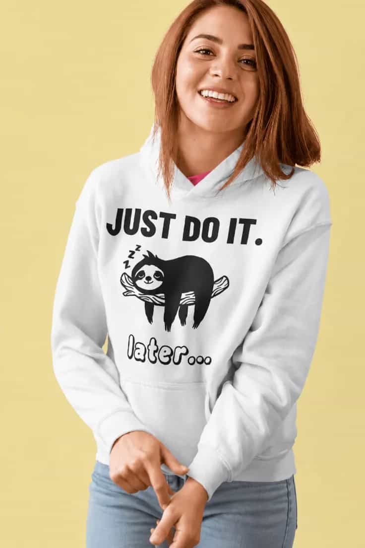 Genser Dovendyr just do it senere JUST DO IT. later....
