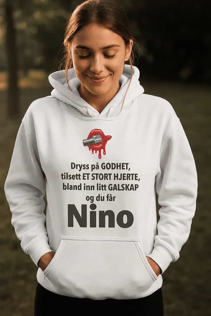 Genser Godhet med navn – Dryss på GODHET