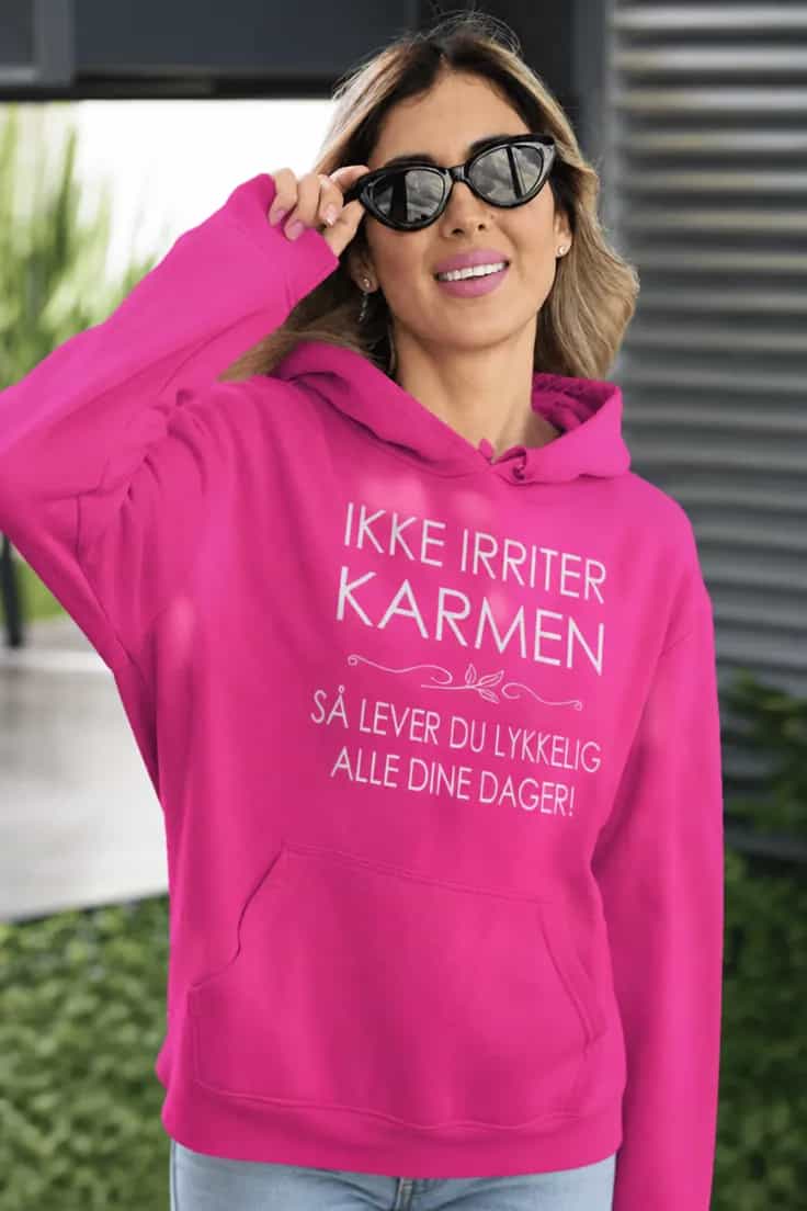 Genser Ikke irriter med navn – IKKE IRRITER KARMEN