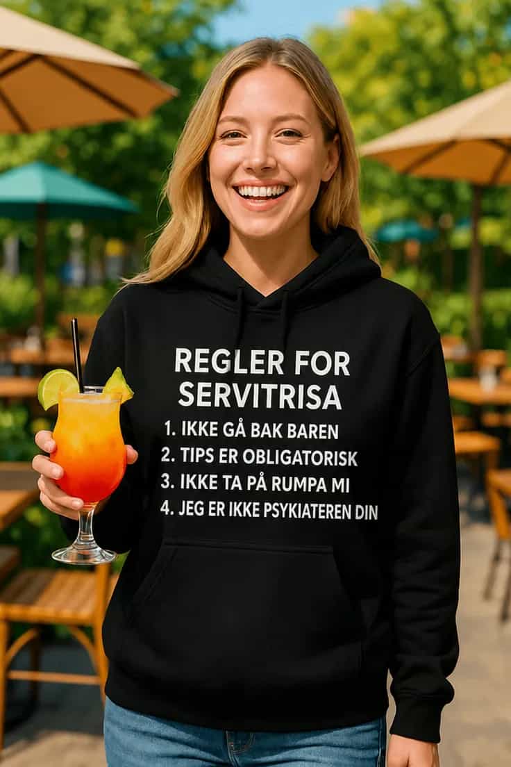 Genser Regler for servitør – REGLER FOR SERVITRISA