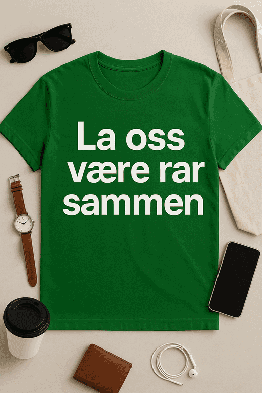 La oss være rar sammen T-skjorte