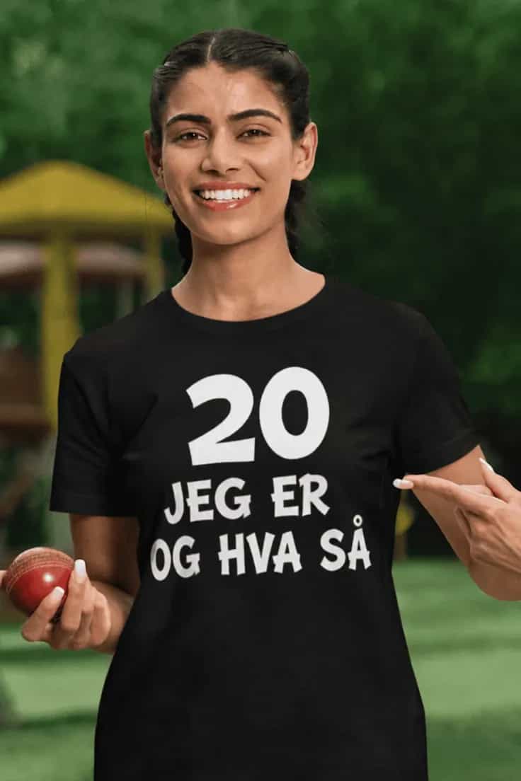Morsom t-skjorte 20 og hva så