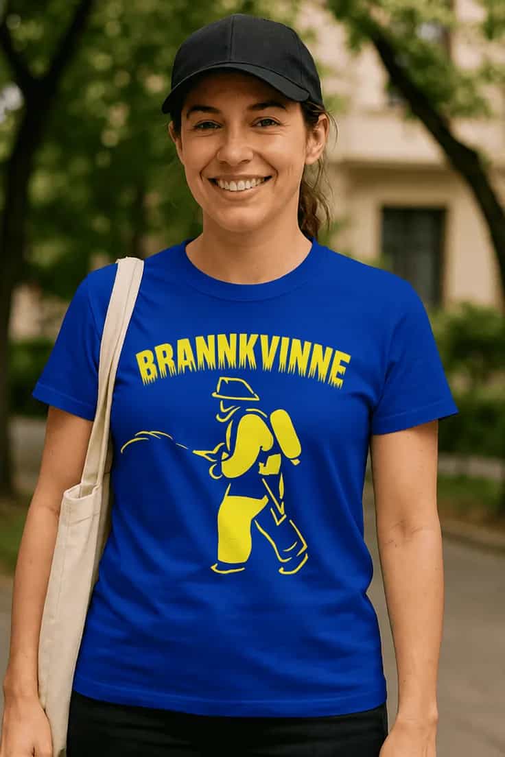 Morsom t-skjorte Brannkonstabel – BRANNKVINNE