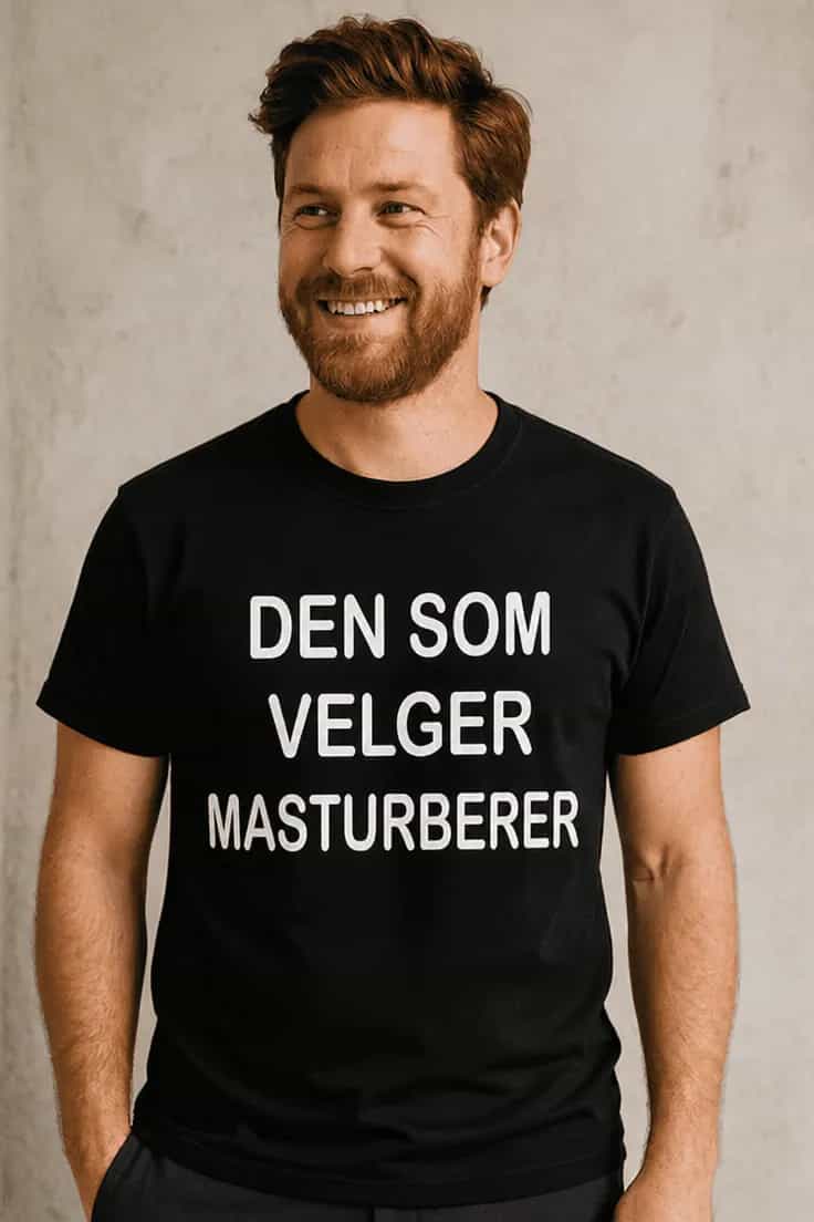Morsom t-skjorte Den som velger