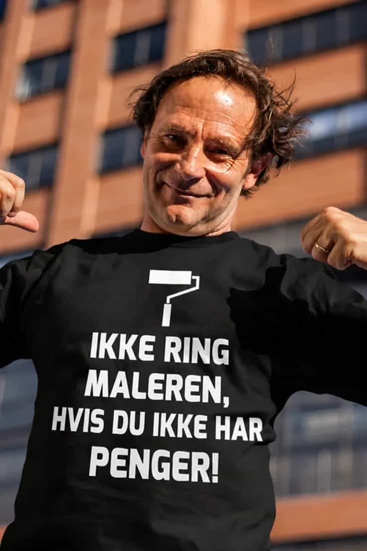 Morsom t-skjorte Ikke ring maleren