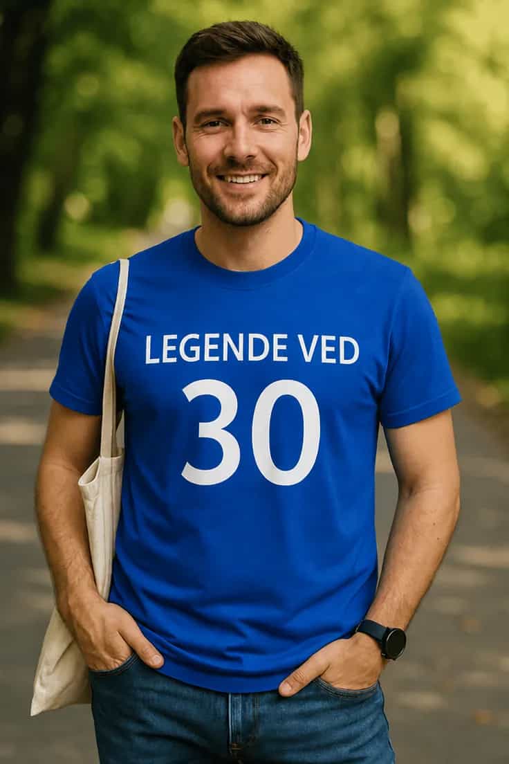 Morsom t-skjorte Legende ved 30 – LEGENDE VED 30
