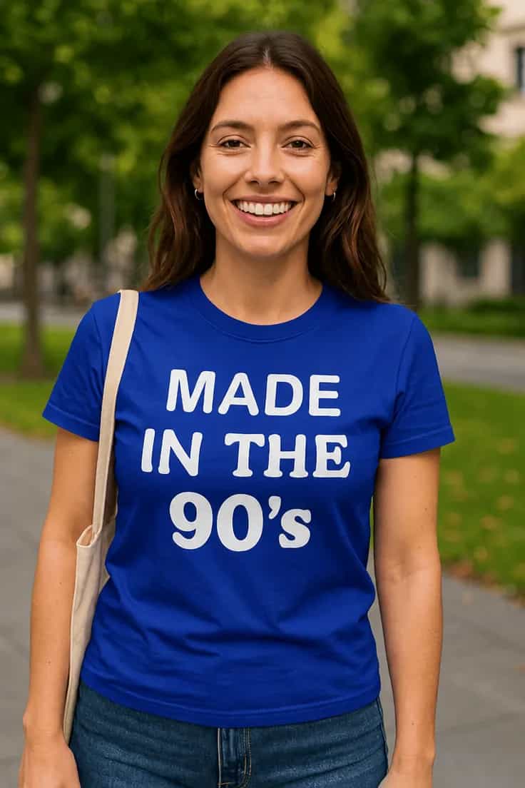 Morsom t-skjorte Made in the 90s
