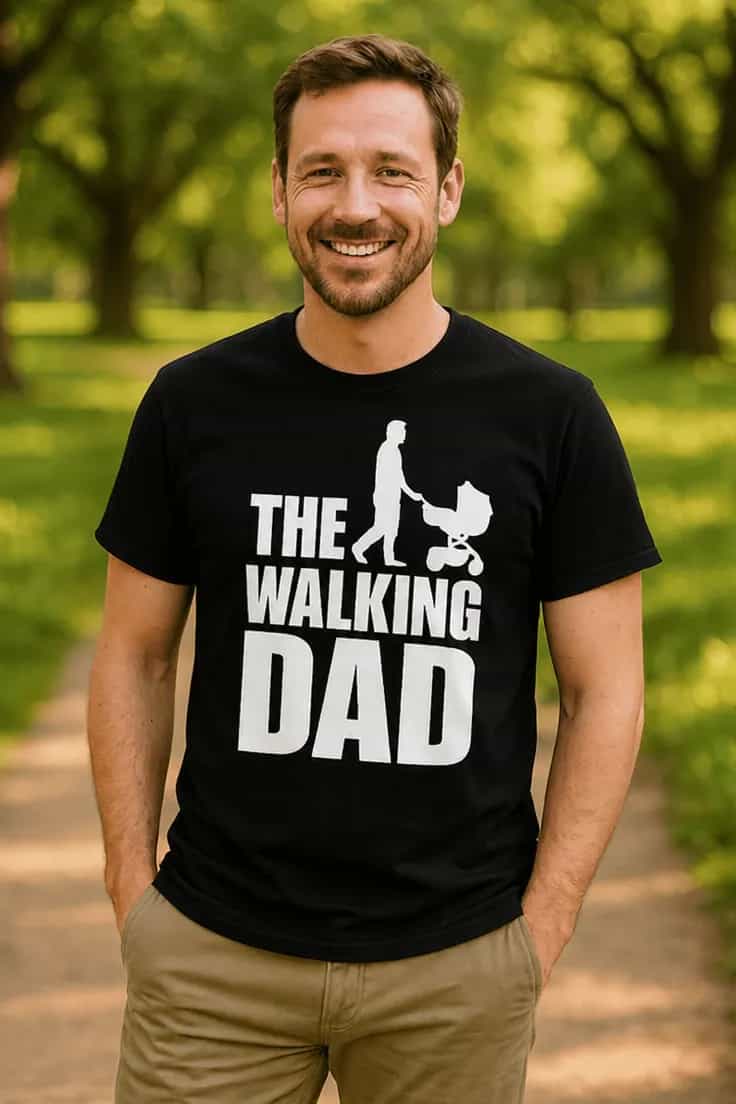 Morsom t-skjorte THE WALKING DAD