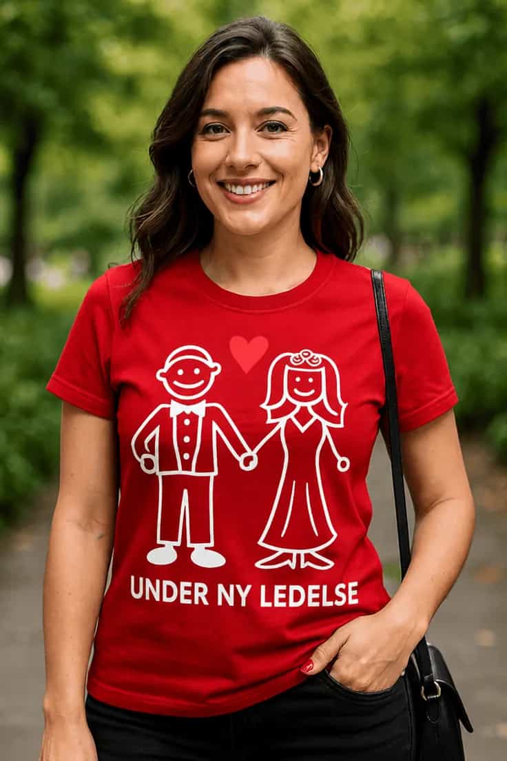 Morsom t-skjorte Under ny ledelse