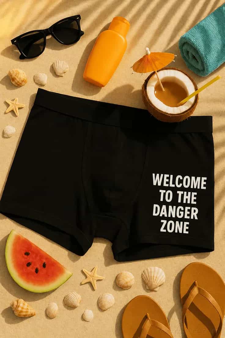 Boksershorts welcome to the danger zone