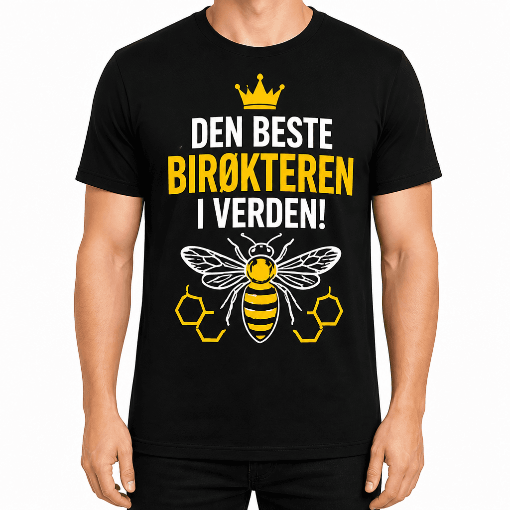 Birøkter-T-skjorte – DEN BESTE BIRØKTEREN I VERDEN!