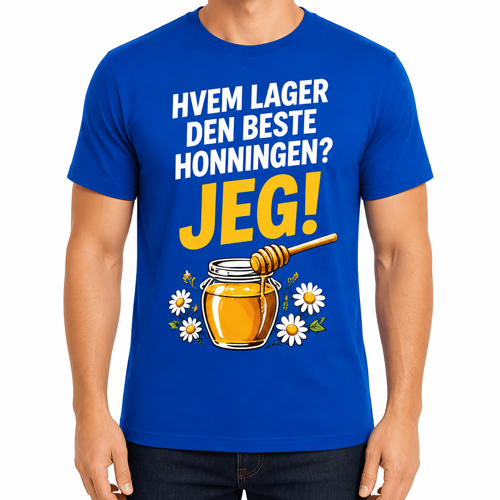 Birøkter-T-skjorte – HVEM LAGER DEN BESTE HONNINGEN? JEG!