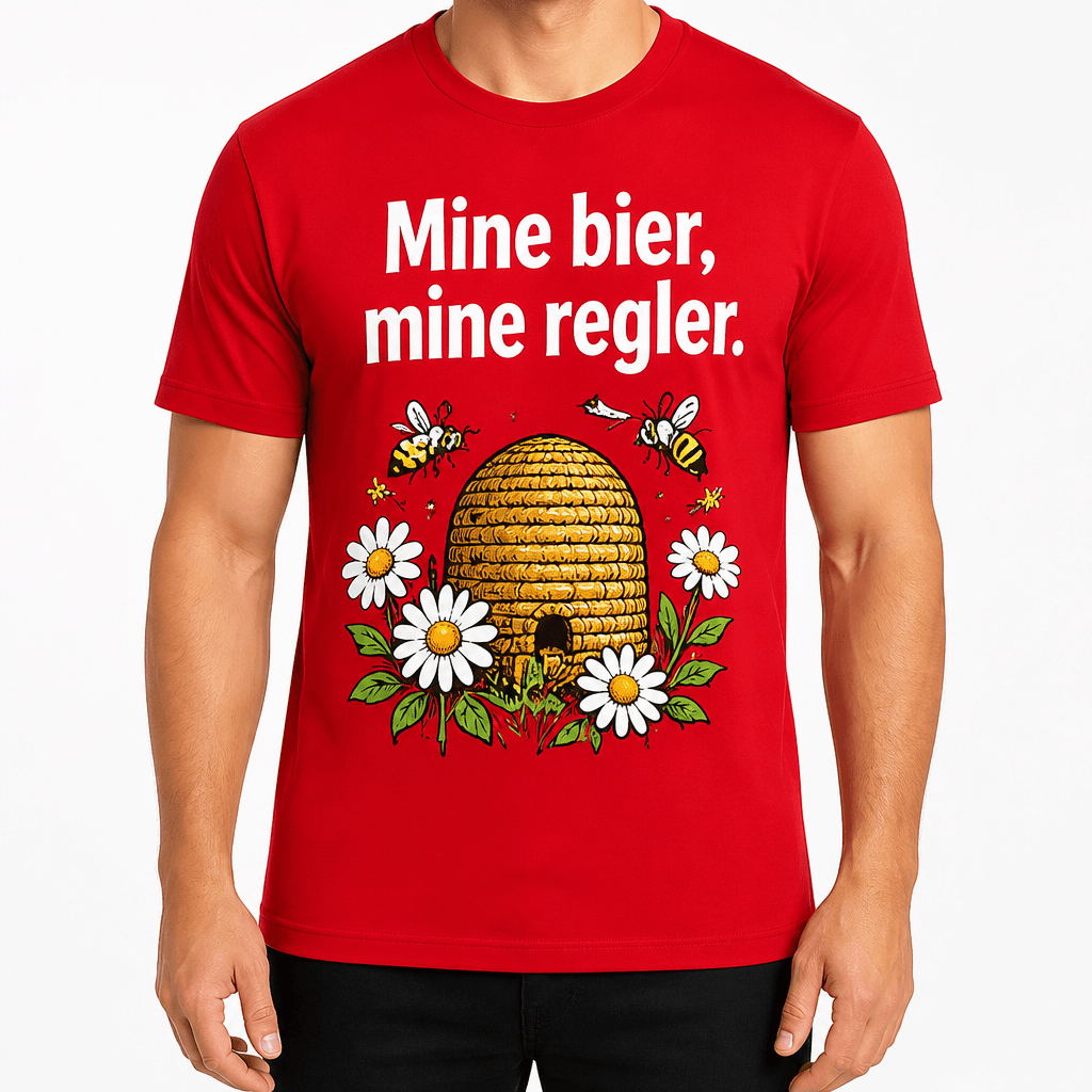 Birøkter-T-skjorte – Mine bier, mine regler.