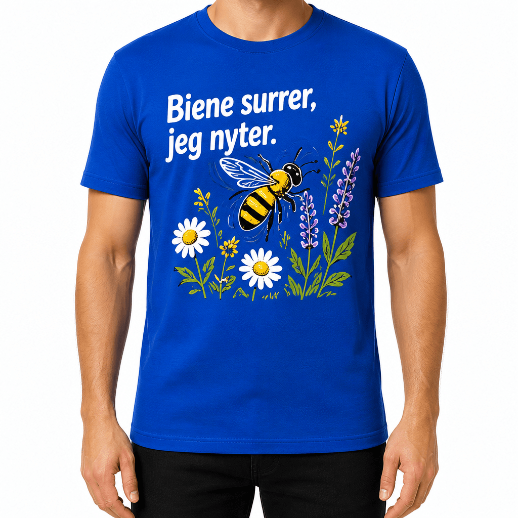 Birøkter-T-skjorte – Biene surrer, jeg nyter.
