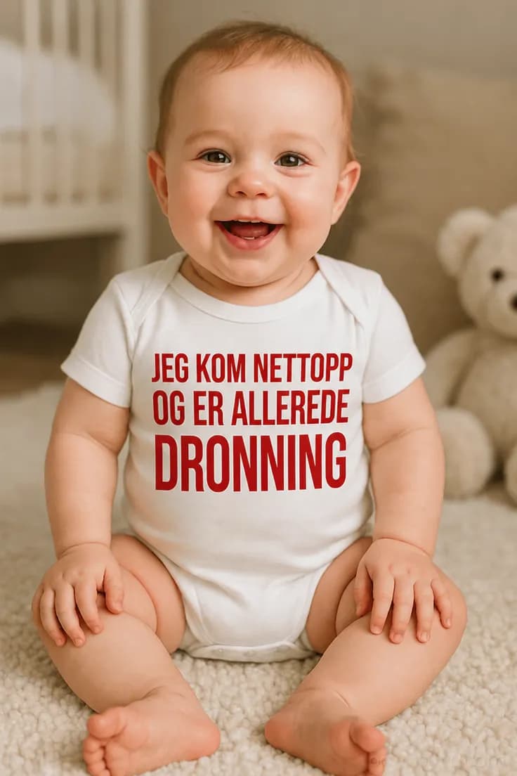 Baby-body Allerede liten dronning – JEG KOM NETTOPP