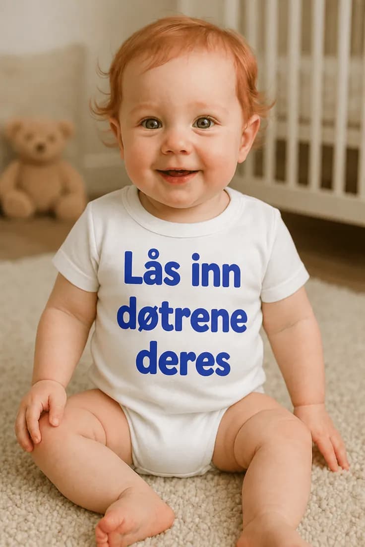 Baby-body Lås inn døtrene deres – Lås inn døtrene deres.