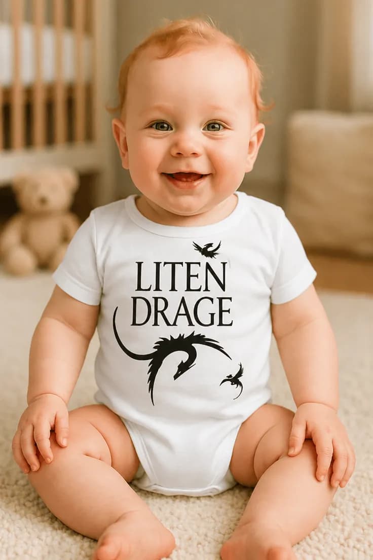 Baby-body liten drage – LITEN DRAGE