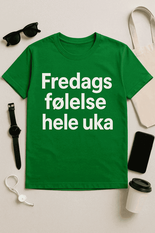 Fredagsfølelse Hele Uka T-skjorte