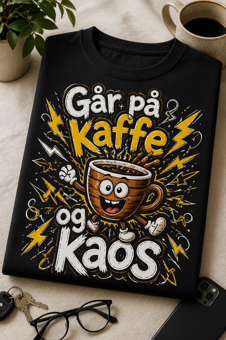 Kaffegenser? Går på kaffe og kaos