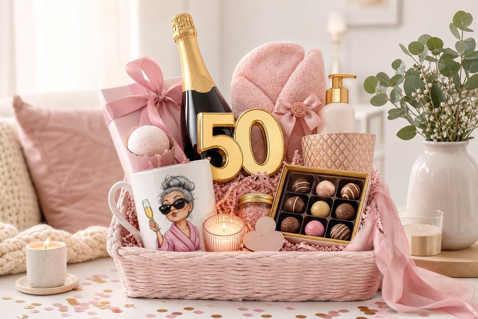 Gave til 50 årsdag kvinne morsom: 29 ideer
