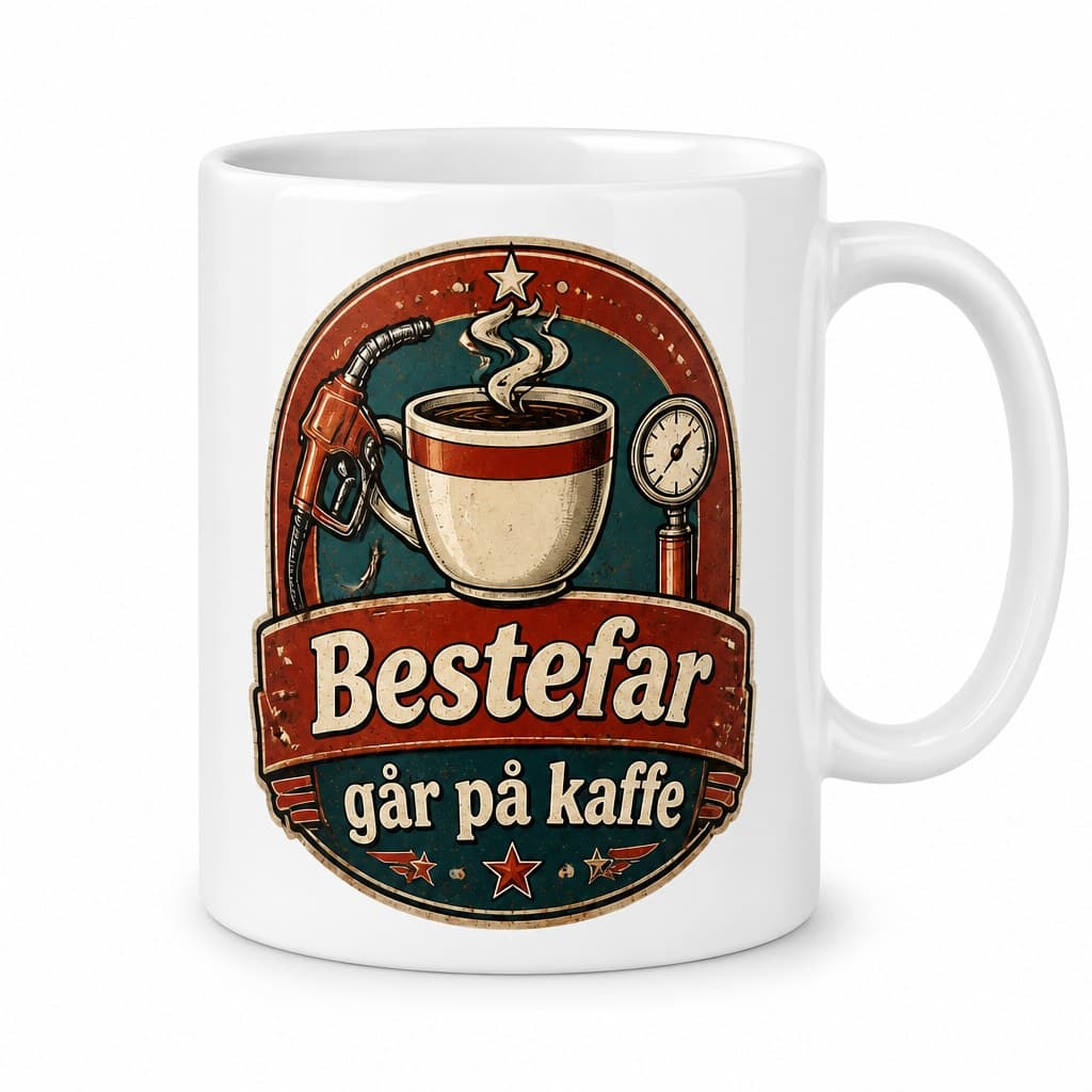 Kaffekopp til bestefar – Bestefar går på kaffe