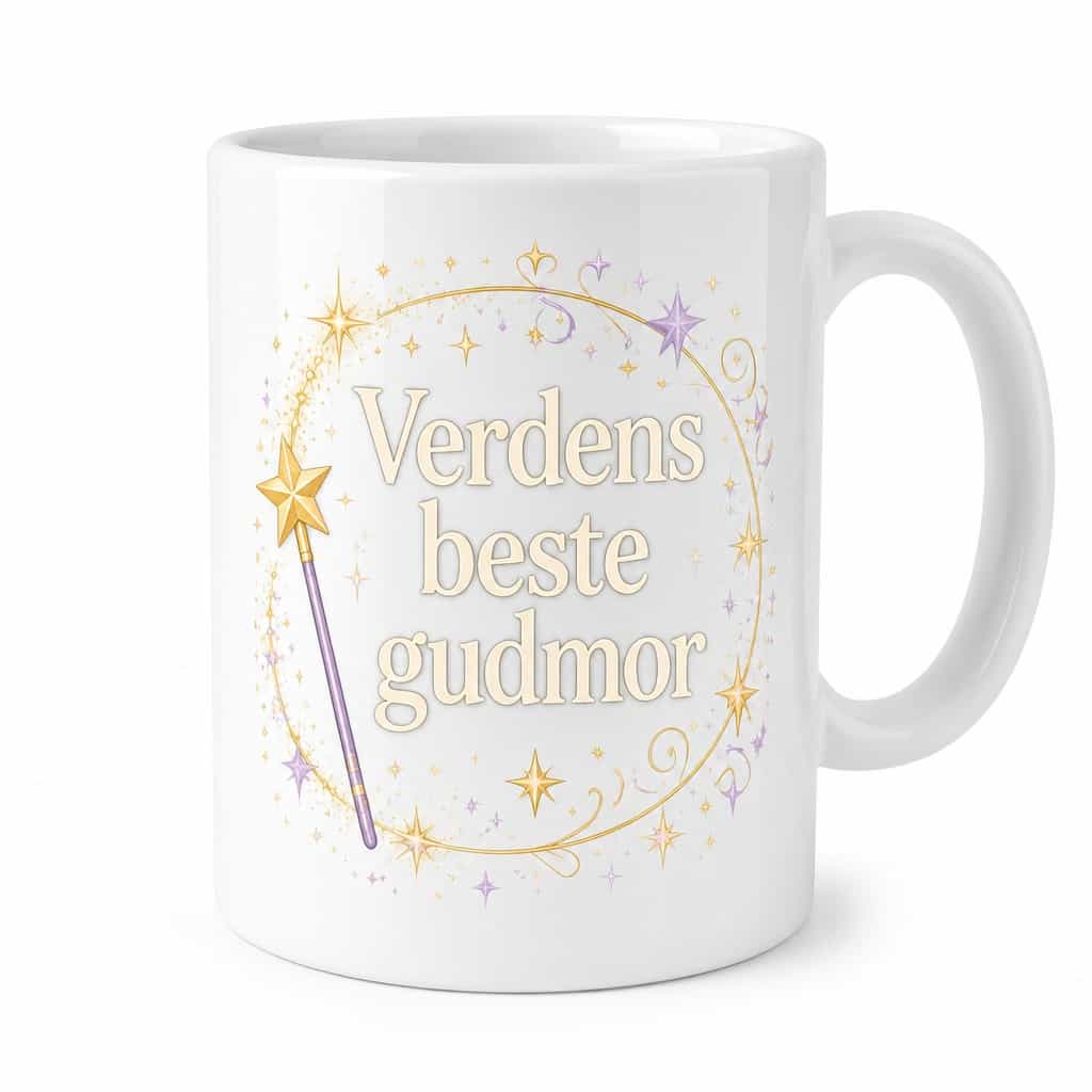 Kopp til gudmor – Verdens beste gudmor