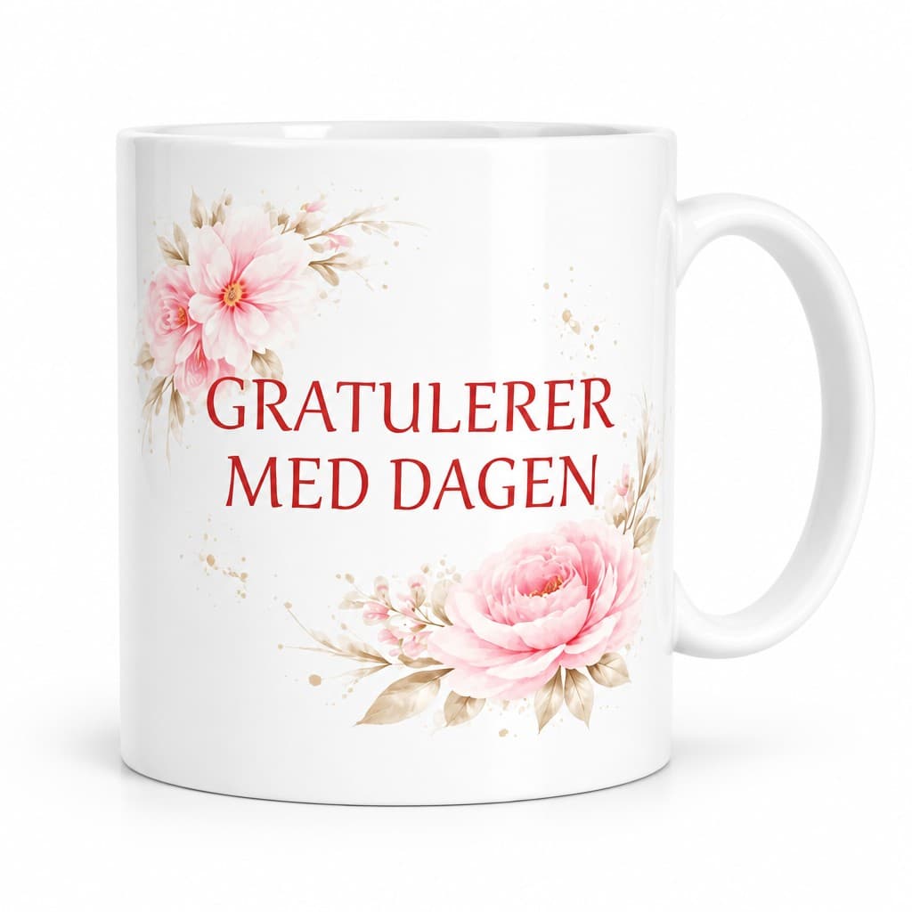 Morsomt krus Gratulerer med dagen