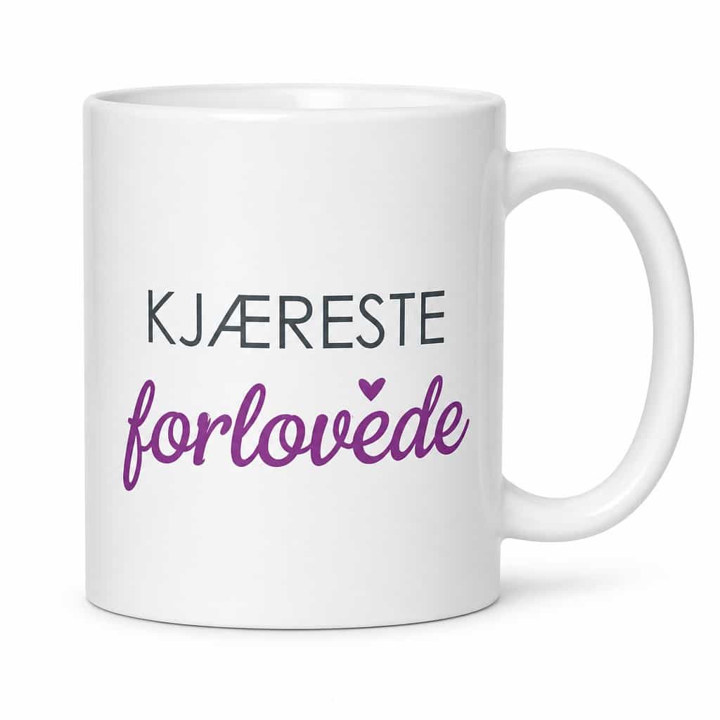 Morsomt krus kjæreste forlovede - KJÆRESTE