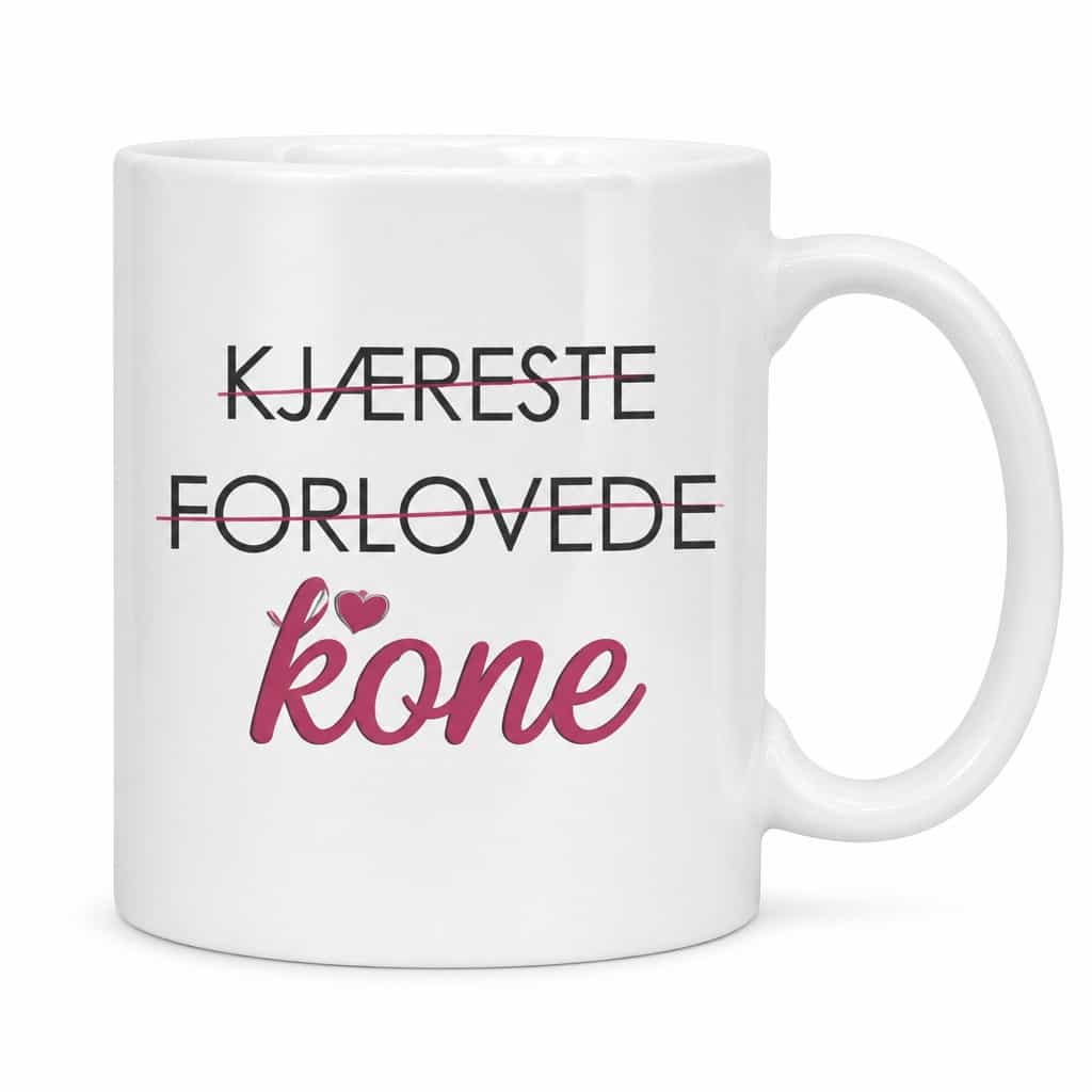 Morsomt krus kjæreste forlovede kone