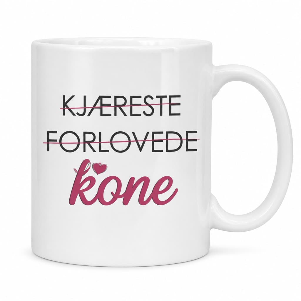 Morsomt krus kjæreste forlovede kone