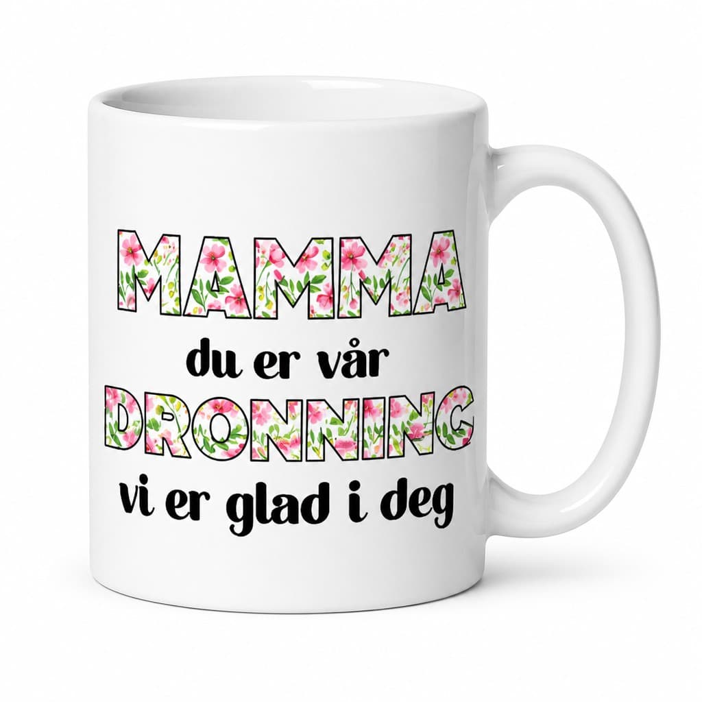 Morsomt krus Mamma er vår dronning | MAMMA