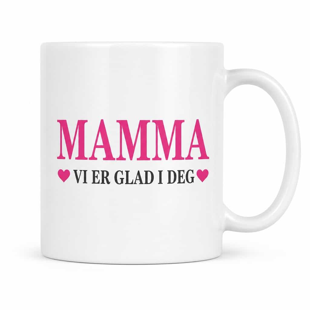 Morsomt krus Mamma vi er glad i deg | MAMMA