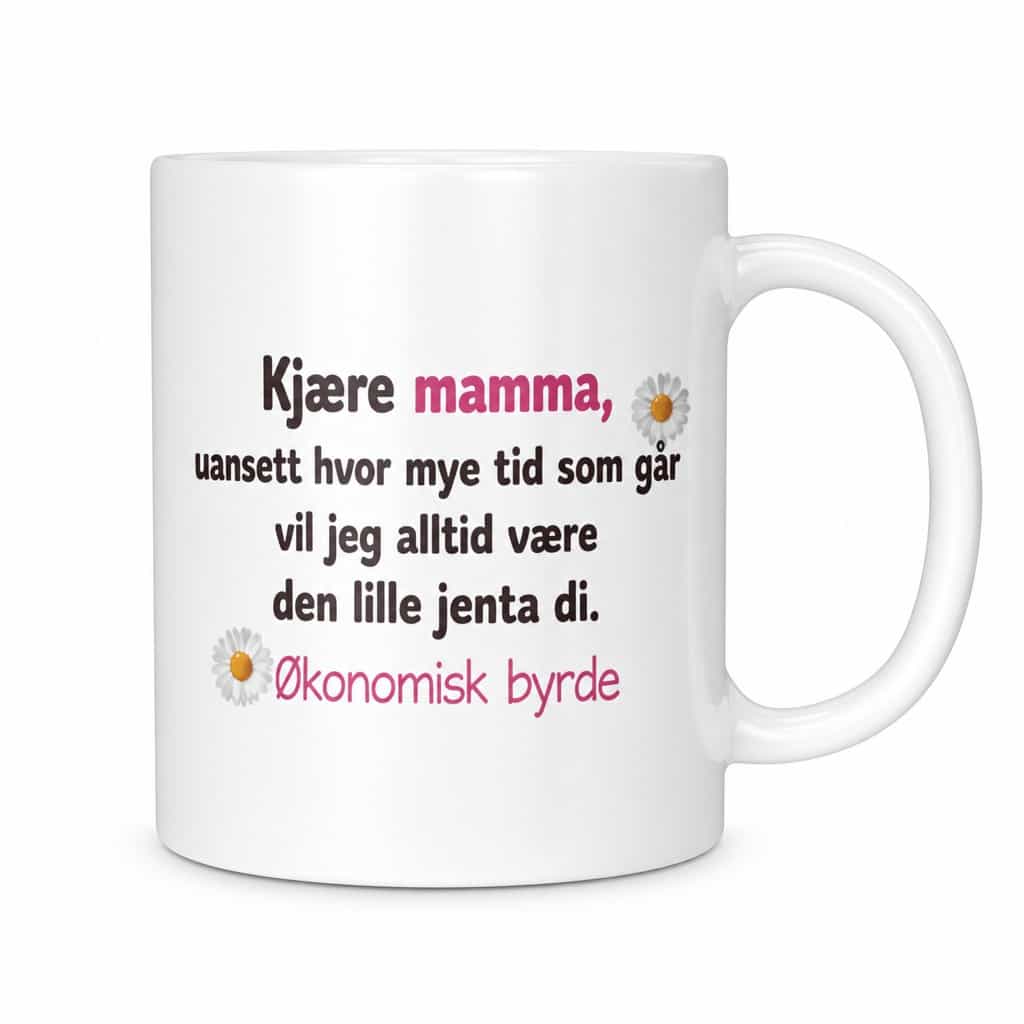 Morsomt krus økonomisk byrde til mamma