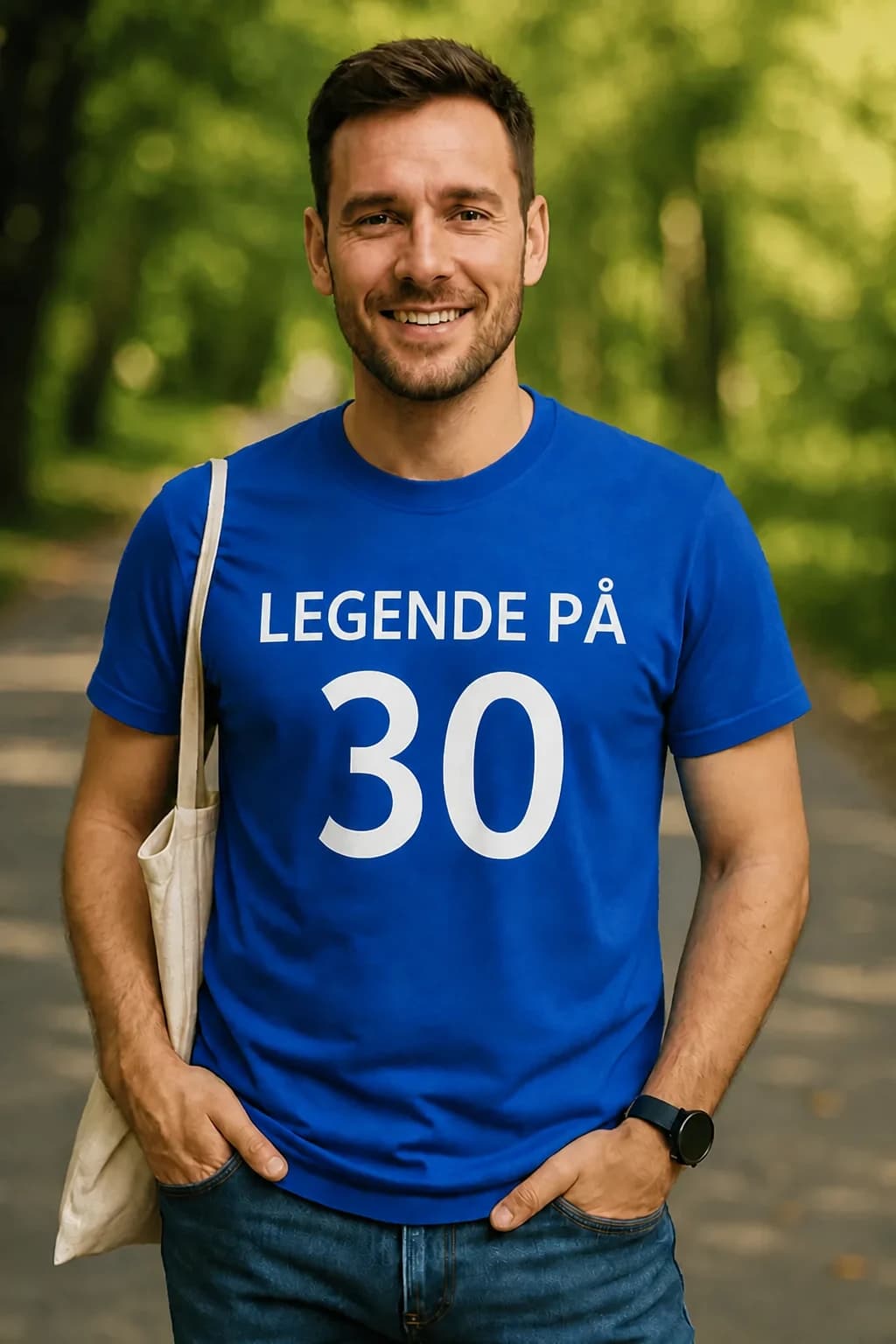 T-skjorte til 30-årsdagen «Legende på 30»