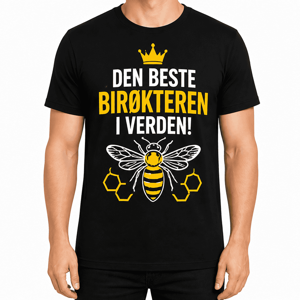 Birøkter-T-skjorte – DEN BESTE BIRØKTEREN I VERDEN!