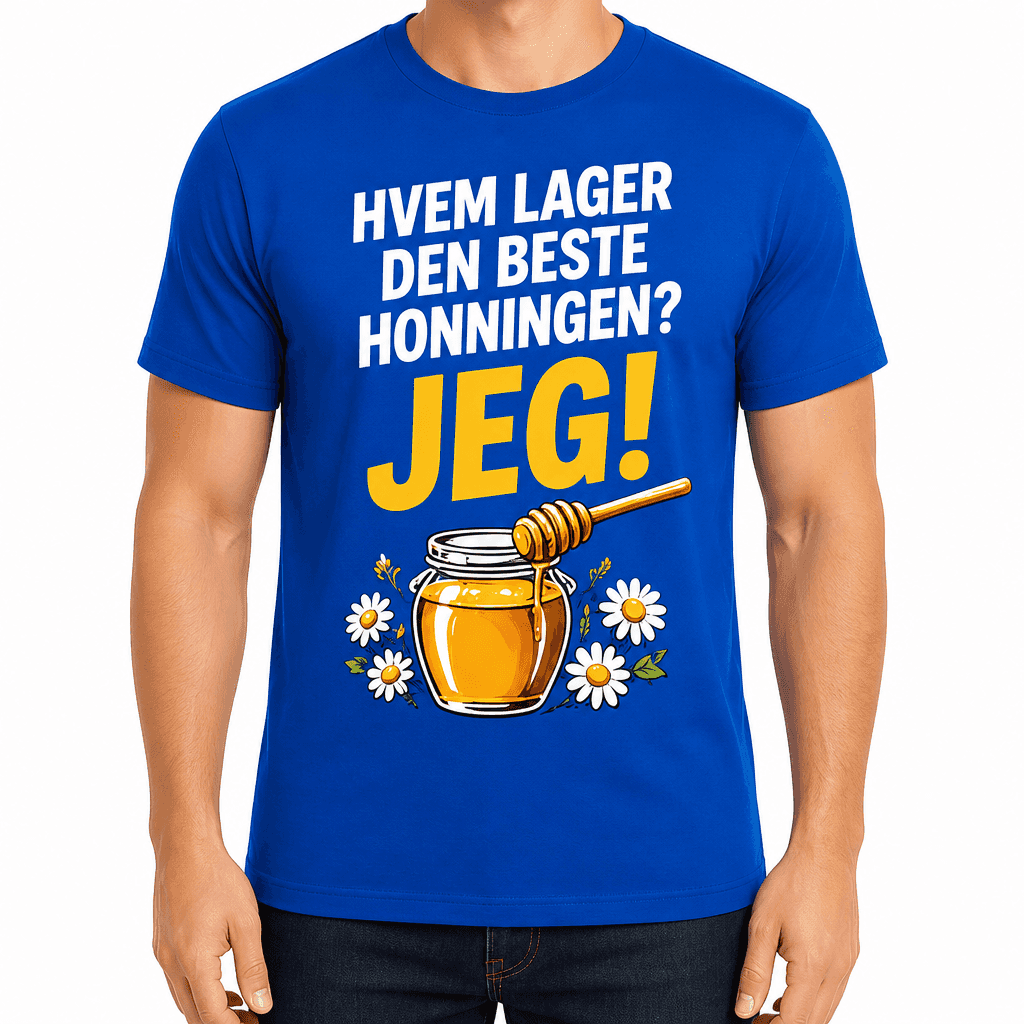Birøkter-T-skjorte – HVEM LAGER DEN BESTE HONNINGEN? JEG!