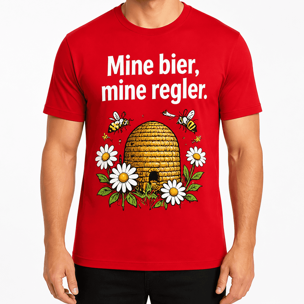 Birøkter-T-skjorte – Mine bier, mine regler.