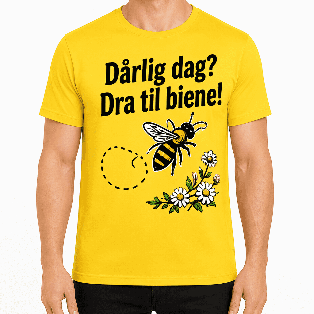 Birøkter-T-skjorte – Dårlig dag? Dra til biene!