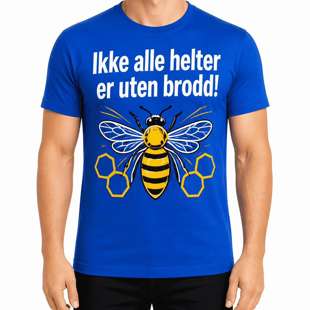 Birøkter-T-skjorte – Ikke alle helter er uten brodd!