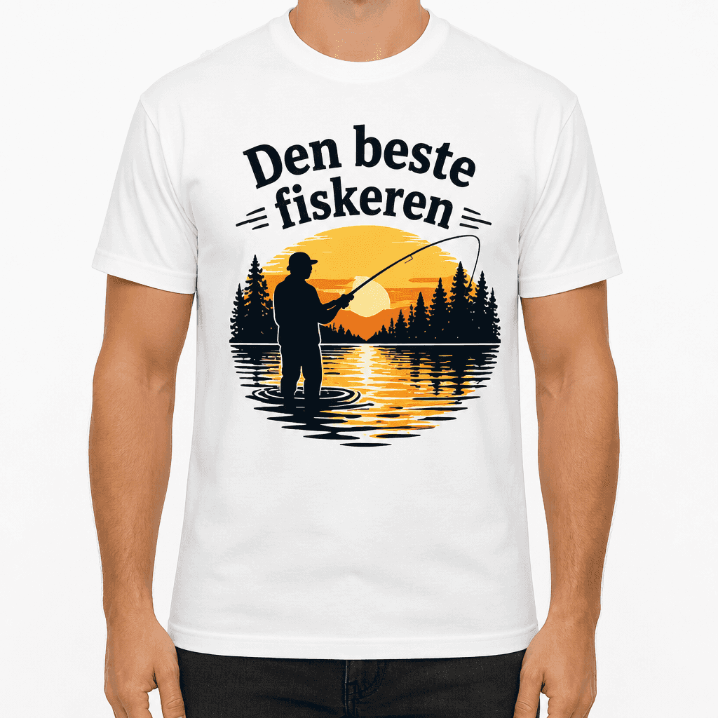 Fisker-T-skjorte – Den beste fiskeren