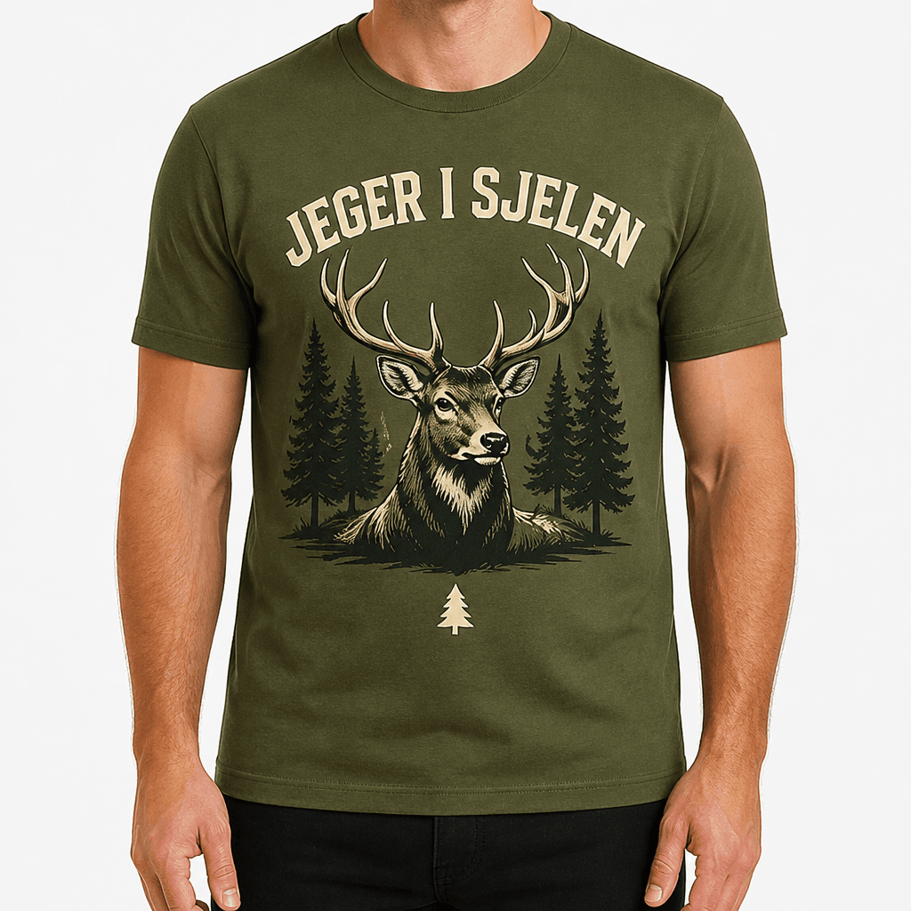 Jakt-T-skjorte – JEGER I SJELEN
