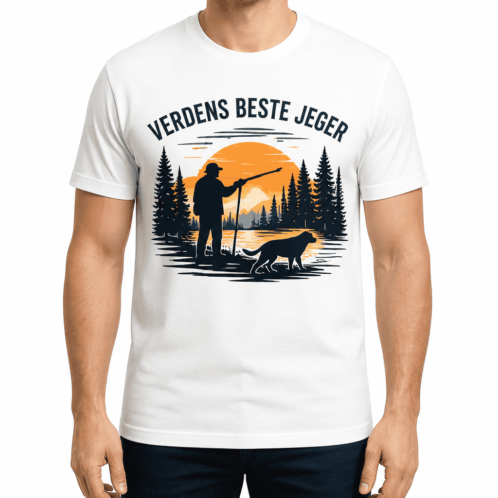 Jakt-T-skjorte – VERDENS BESTE JEGER