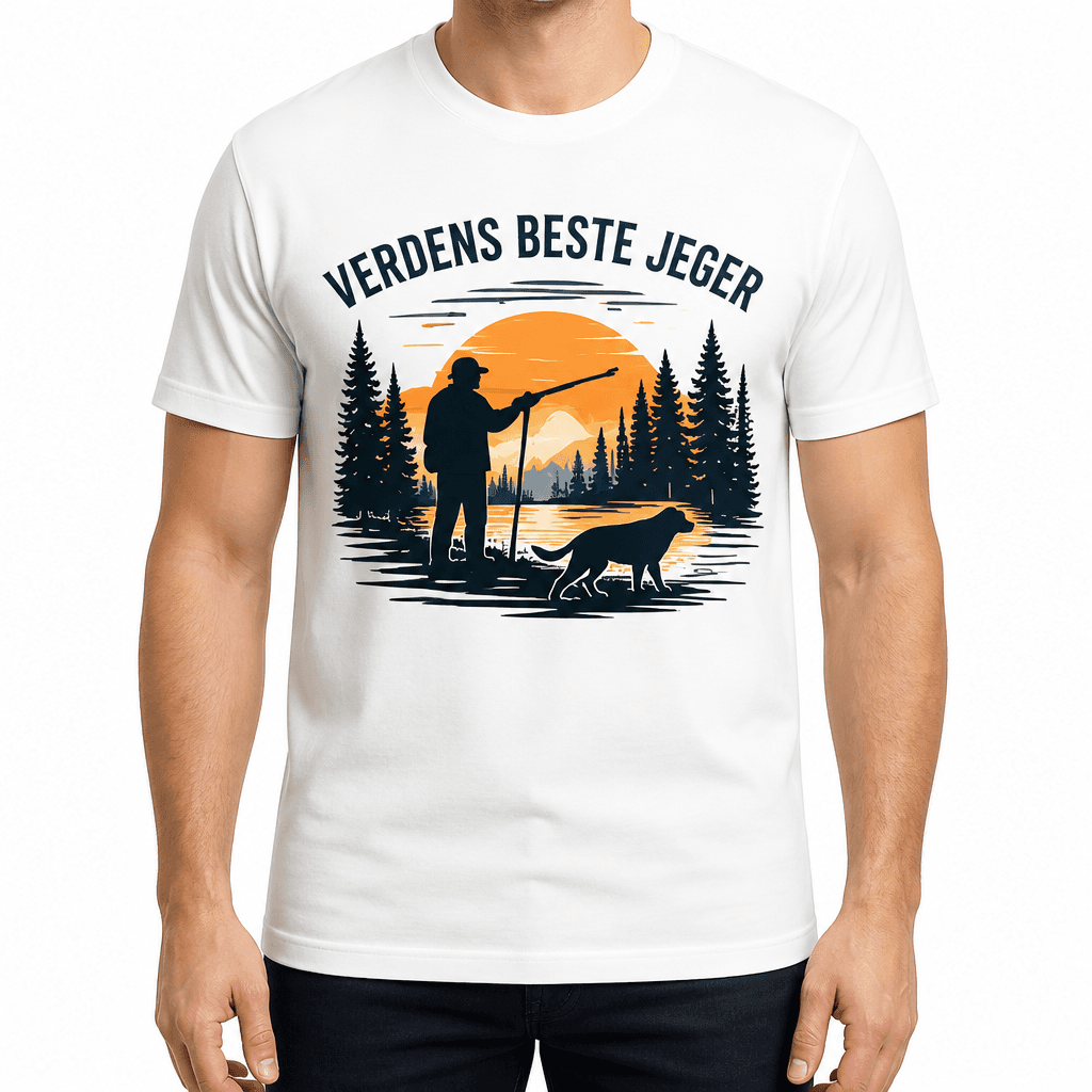 Jakt-T-skjorte – VERDENS BESTE JEGER