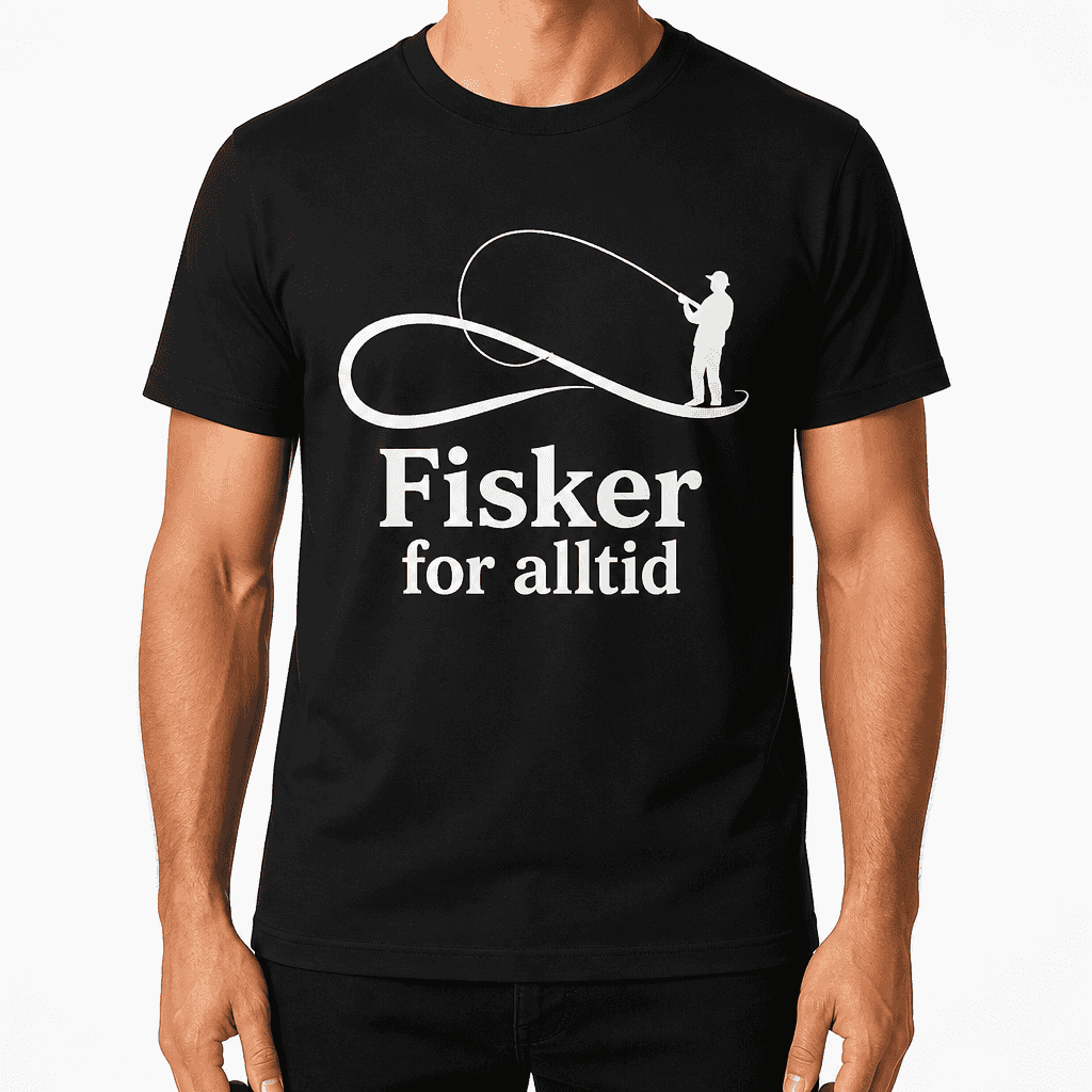 Fisker-T-skjorte – Fisker for alltid