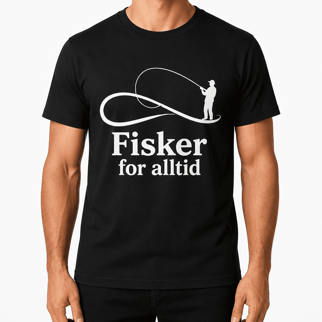 Fisker-T-skjorte – Fisker for alltid