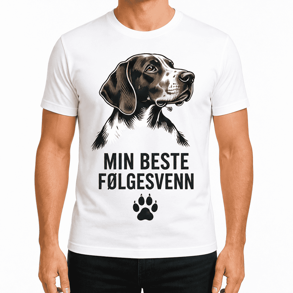 Jakt-T-skjorte – MIN BESTE FØLGESVENN